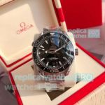 Best Quality Copy Omega Seamaster Planet Ocean 8215 Black Face SS Watch 